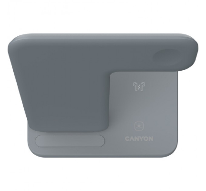 Canyon Зарядний пристрій Canyon WS-303, 3in1 Wireless Dark Grey (CNS-WCS303DG)