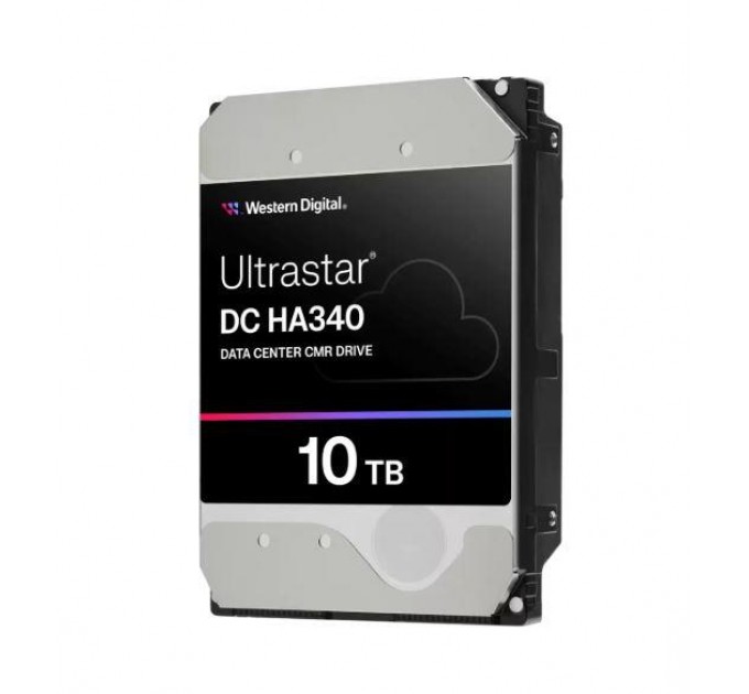 WESTERN DIGITAL ULTRASTAR Запам’ятовувальний пристрій на жорстких дисках (HDD) SATA 10TB 7200RPM 6GB/S 256MB DC HA340 0B47062 WD