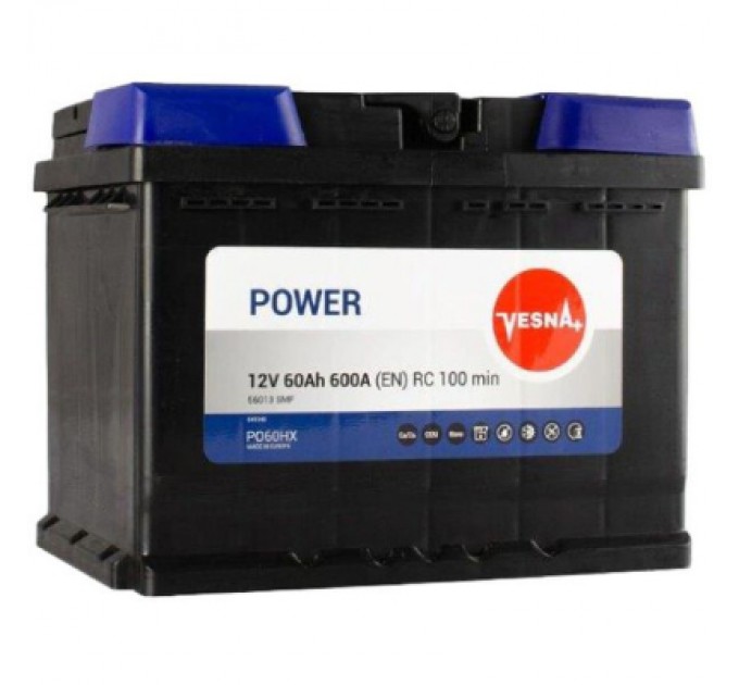 Vesna Акумулятор автомобільний Vesna 60 Ah/12V Power (415 162)