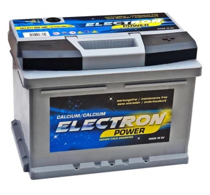 ELECTRON Акумулятор автомобільний ELECTRON POWER MAX 63Ah Н Ев (-/+) 630EN (563 077 063 SMF)