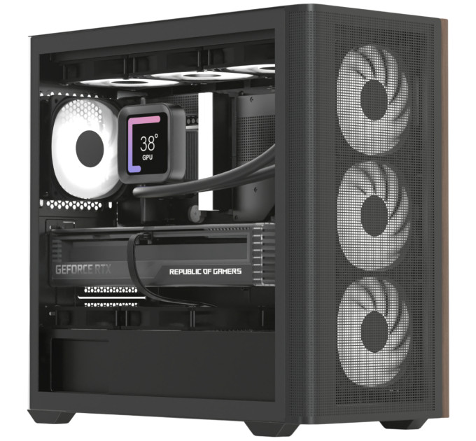 AeroCool Корпус AeroCool D301A-G-BK-v2 (ACCS-DS03043.11) Black без БЖ