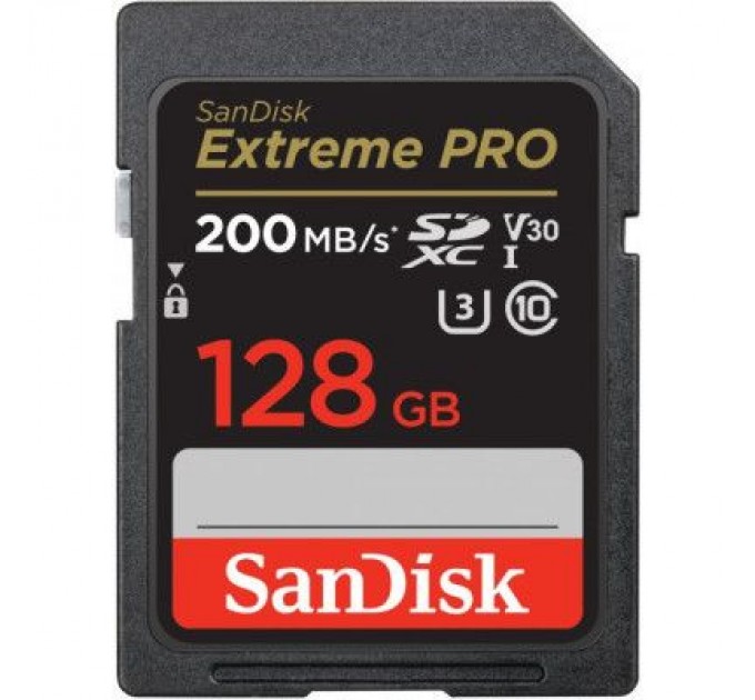 SanDisk Карта пам'яті SanDisk 128GB SD class 10 UHS-I U3 V30 Extreme (SDSDXXD-128G-GN4IN)