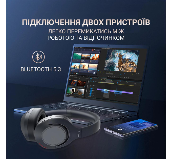 Fifine Гарнітура Fifine X3 Black