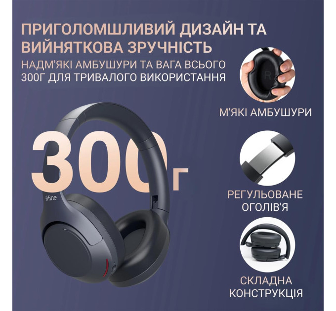 Fifine Гарнітура Fifine X3 Black