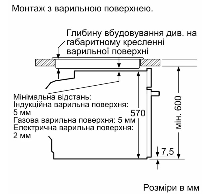 Bosch Духова шафа Bosch HJG852YB0T