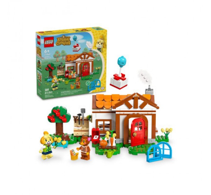 LEGO Конструктор LEGO Animal Crossing Візит у гості до Isabelle 389 деталей (77049)