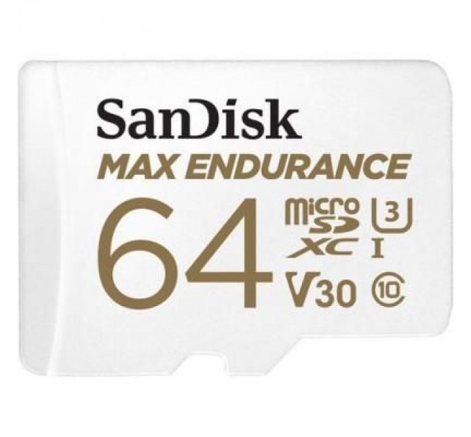 SanDisk Карта пам'яті SanDisk 64GB microSDXC class 10 UHS-I U3 Max Endurance (SDSQQVR-064G-GN6IA)