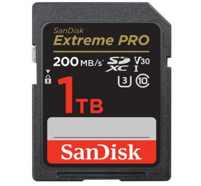 SanDisk Карта пам'яті SanDisk 1TB SD class 10 UHS-I U3 V30 Extreme PRO (SDSDXXD-1T00-GN4IN)