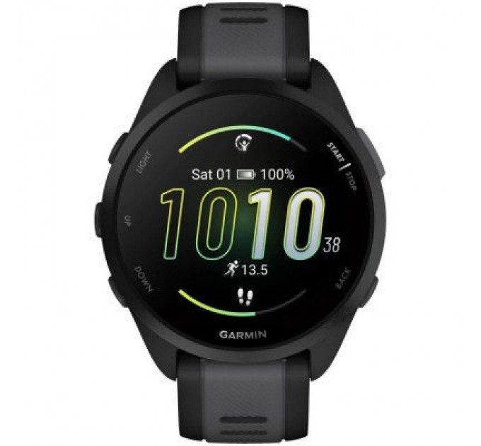 Garmin Смарт-годинник Garmin Forerunner 165 Music, Black/Slate Grey, GPS (010-02863-30)