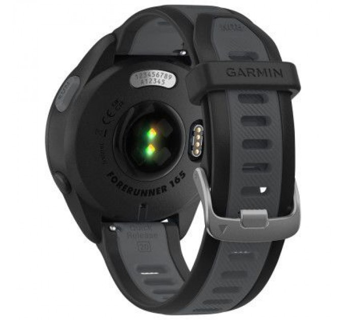Garmin Смарт-годинник Garmin Forerunner 165 Music, Black/Slate Grey, GPS (010-02863-30)
