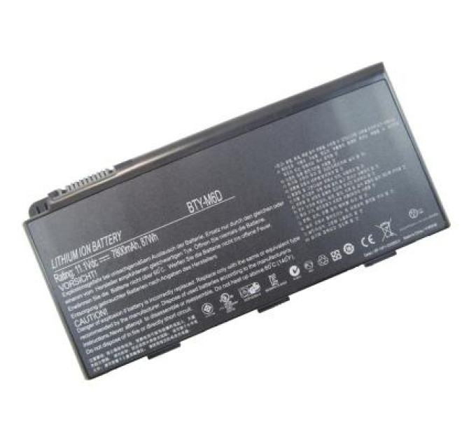 MSI Акумулятор до ноутбука MSI BTY-M6D 7800mAh 6cell 11.1V Li-ion (A47040)