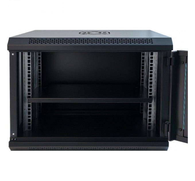 GEAR Шафа настінна GEAR 9U 19" 600x450x500 мм, + полка 19", black (GWMSN-9U-600-450)