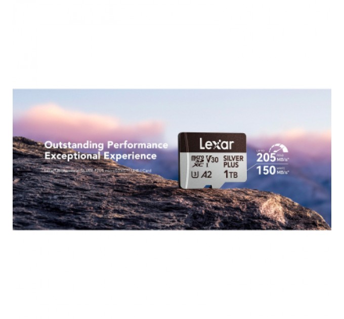 Lexar Карта пам'яті Lexar 1TB microSDXC class 10 UHS-I U3 V30 A2 Professional Silver (LMSSIPL001T-BNANG)