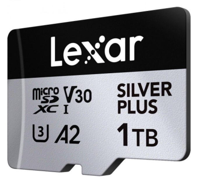 Lexar Карта пам'яті Lexar 1TB microSDXC class 10 UHS-I U3 V30 A2 Professional Silver (LMSSIPL001T-BNANG)