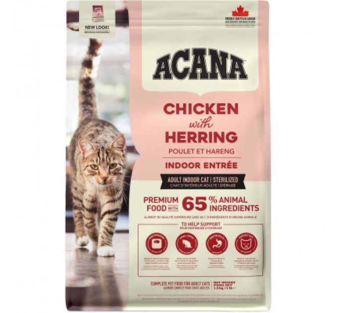 ACANA Сухий корм для кішок ACANA Indoor Entree 1.8 кг (0064992714505)