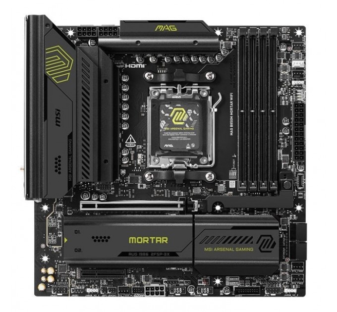 MSI Материнська плата MSI MAG B850M Mortar WiFi Socket AM5