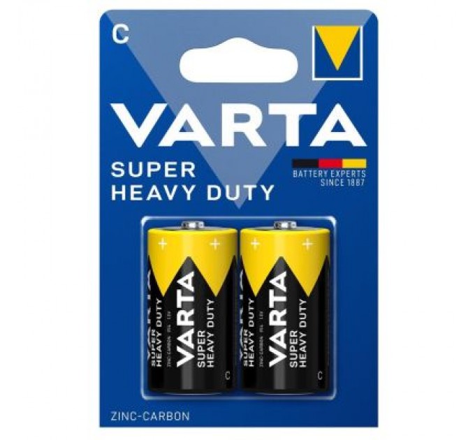 Varta Батарейка Varta C Super Heavy Duty * 2 (02014101412)