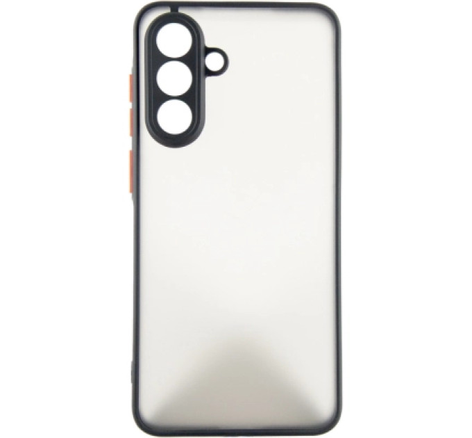 Dengos Чохол до мобільного телефона Dengos Kit Samsung Galaxy A56 Matte + glass (Black) (DG-KM-141)