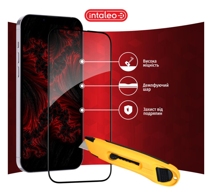 Intaleo Захисне скло Intaleo Full Glue для Samsung Galaxy A56 5G SM-A566 Black (1283126613074)