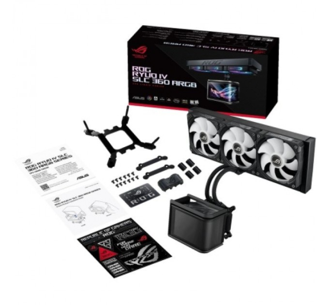 ASUS Система рідинного охолодження ASUS ROG-RYUO-IV-SLC-360-ARGB (90RC0151-B0EAY0)