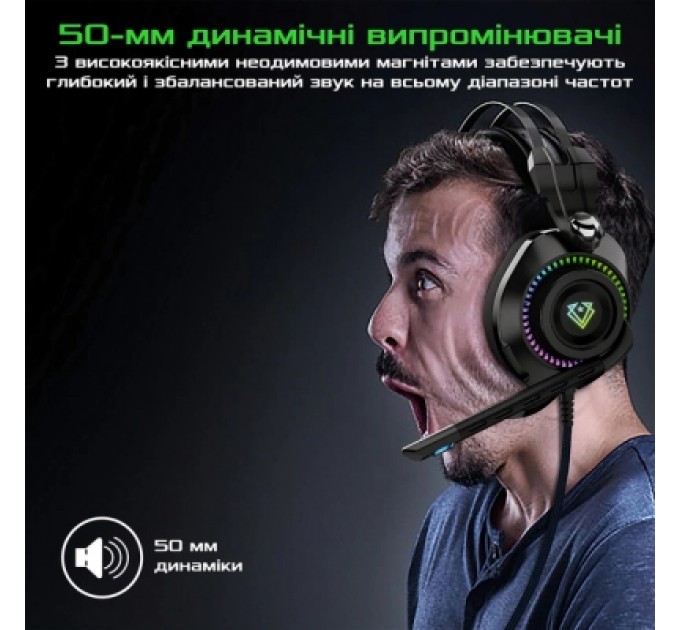 Vertux Навушники Vertux Bogota 7.1 USB Black (bogota.black)