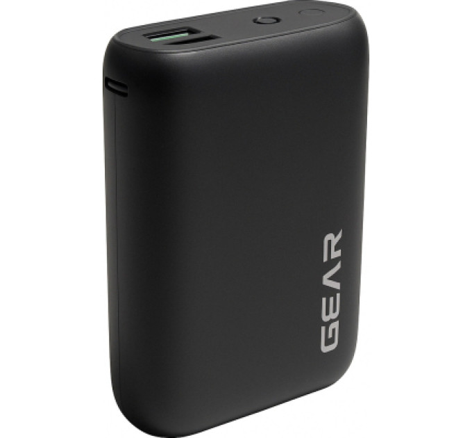 GEAR Батарея універсальна GEAR 10000mAh, PD/22.5W, black (WP942P)