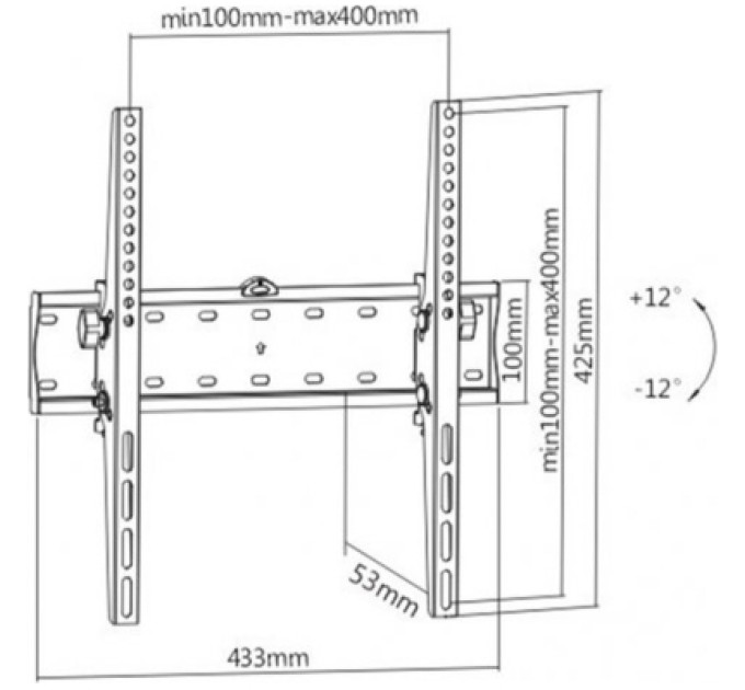Gembird Кронштейн Gembird WM-55T-02