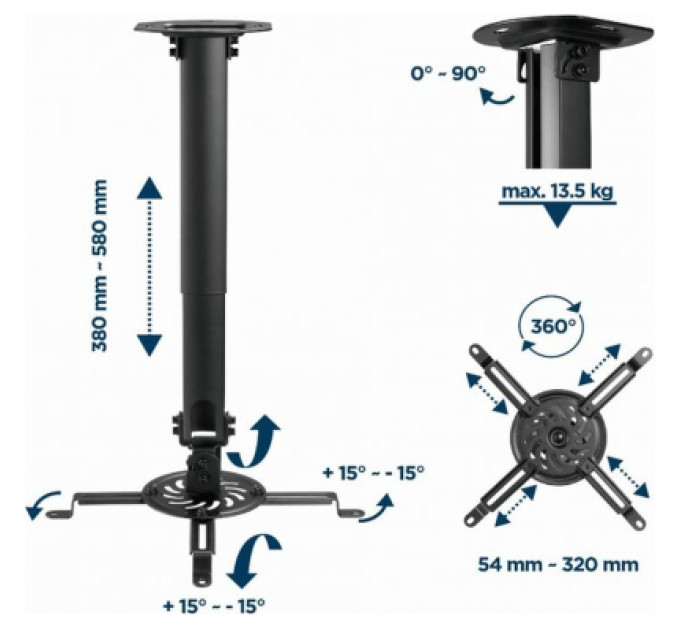 Gembird Кронштейн Gembird CM-B-01