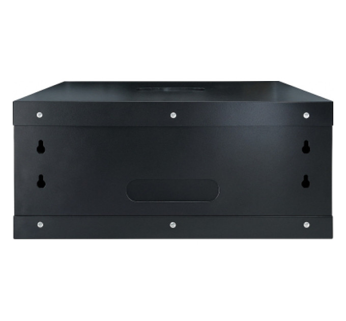 GEAR Шафа настінна GEAR 4U 19" 600x450x280 мм, + полка 19", black (GWMSN-4U-600-450)