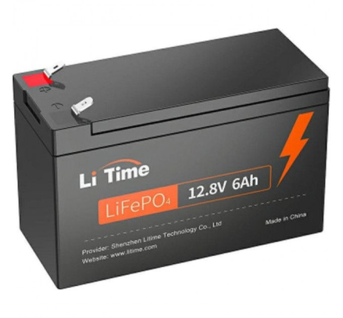 Litime Батарея LiFePo4 Litime 12.8V-6Ah (Li-Time-LiFePO4-12.8-6)