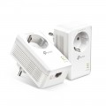 TP-Link Комплект гігабітного Pass-through Powerline адаптера, TL-PA7017P KIT
