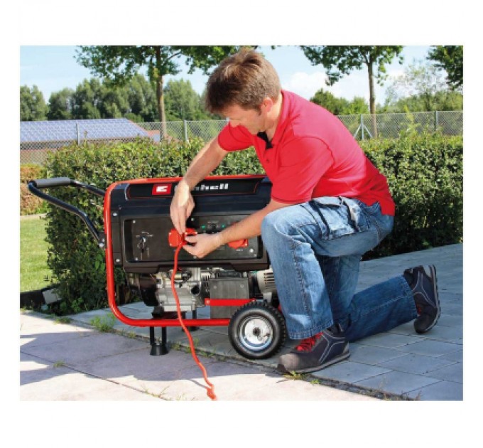 Einhell Генератор Einhell TC-PG 55/E5, 230V/380V (1/3 фази), 3.6/5.5kW, електростарт, AVR, 83кг (4152562)