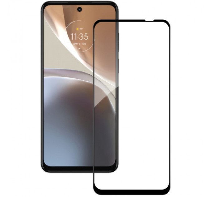 ACCLAB Скло захисне ACCLAB Full Glue MOTO G32 Black (1283126544309)
