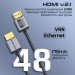 Promate Кабель мультимедійний HDMI to HDMI 1.5m v2.1 grey Promate (primelink8k-150.grey)