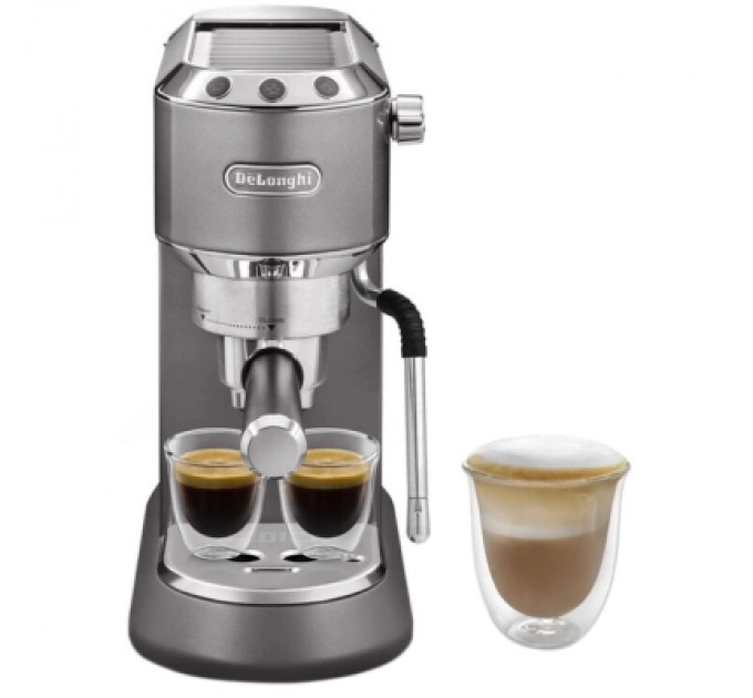 DeLonghi Ріжкова кавоварка еспресо DeLonghi EC 885 GY (Dedica Arte)