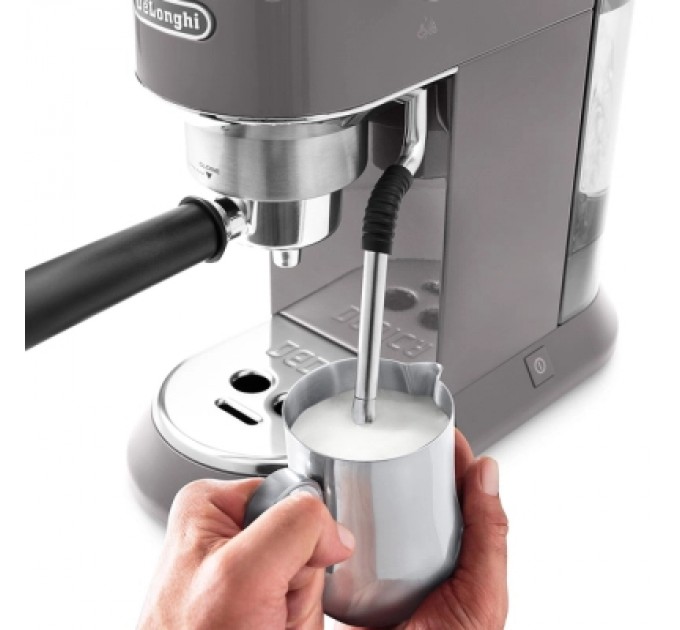 DeLonghi Ріжкова кавоварка еспресо DeLonghi EC 885 GY (Dedica Arte)