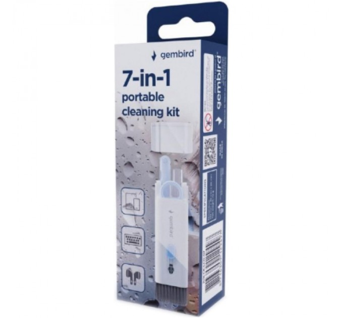 Gembird Універсальний чистячий набір Gembird portable cleaning kit, 7-in-1 (CK-LCD-07)