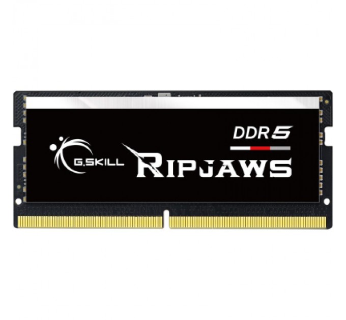G.Skill Модуль пам'яті для ноутбука SoDIMM DDR5 16GB 4800 MHz Ripjaws G.Skill (F5-4800S4039A16GX1-RS)