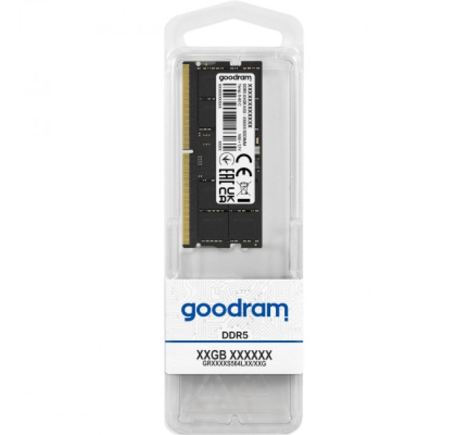 Goodram Модуль пам'яті для ноутбука SoDIMM DDR5 16GB 5600 MHz Goodram (GR5600S564L46S/16G)