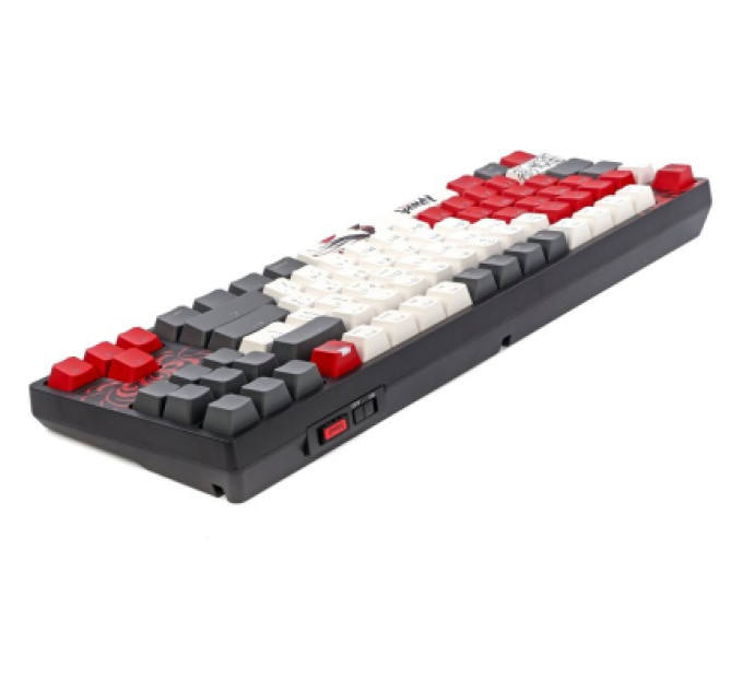 A4Tech Клавіатура A4Tech Bloody WS87 Naraka Wireless/Bluetooth Black/Red (4711421001113)
