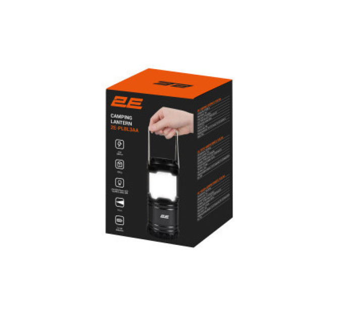 2E Ліхтар 2E Flame AAx3 150лм 3Вт складний LED IP44 (2E-PLBL3AA)