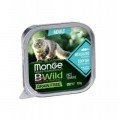 Monge Паштет для котів Monge BWild Grain Free Wet Cod Fish Adult Cat 100 г (8009470012867)