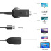 XO Адаптер XO GB012 HDMI - USB-A (M/M) Black