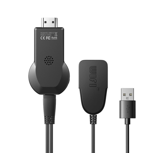 XO Адаптер XO GB012 HDMI - USB-A (M/M) Black