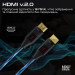 Promate Кабель Promate HDMI - HDMI (M/M), 10 м, Black (prolink4k60-10m)