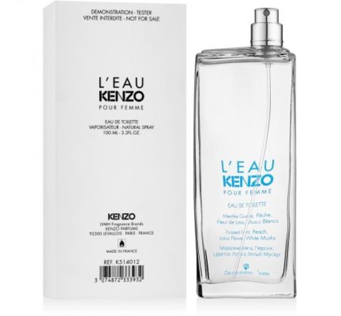 Kenzo Туалетна вода Kenzo L'Eau Kenzo Pour Femme тестер 100 мл (3274872333932/3274872390690)