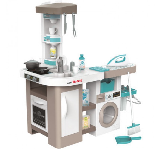 Smoby Ігровий набір Smoby Інтерактивний набір 2 в 1 Тефаль Кухня + Пральня (311050)
