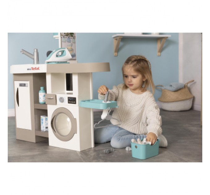 Smoby Ігровий набір Smoby Інтерактивний набір 2 в 1 Тефаль Кухня + Пральня (311050)