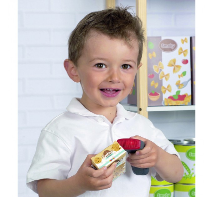 Smoby Ігровий набір Smoby Електронна каса з терміналом вагами та звуковим сканером (350114)