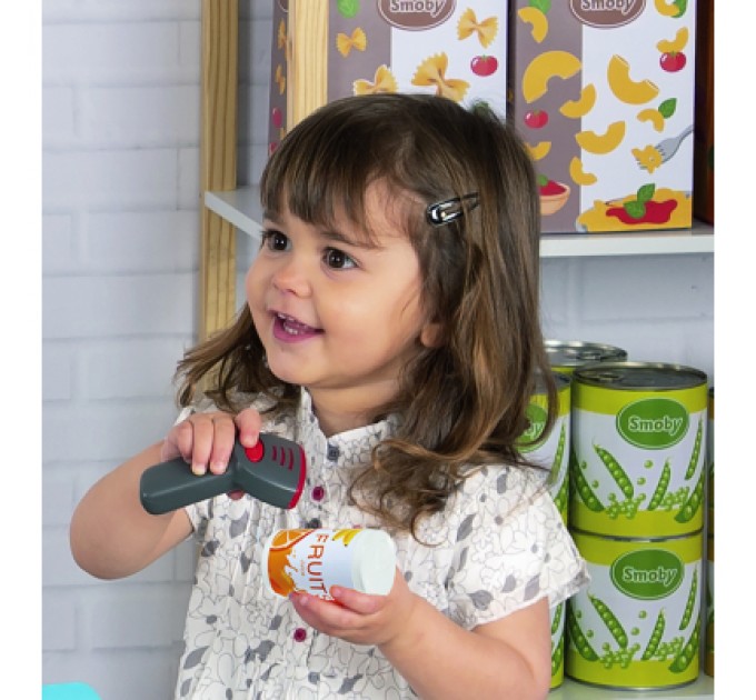 Smoby Ігровий набір Smoby Електронна каса з терміналом вагами та звуковим сканером (350114)